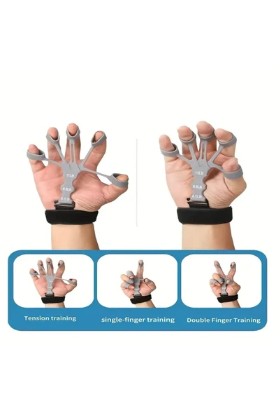 NACTUMU Ayarlanabilir Dirençli Parmak Bilek Güçlendirici Aparat - Resim 3