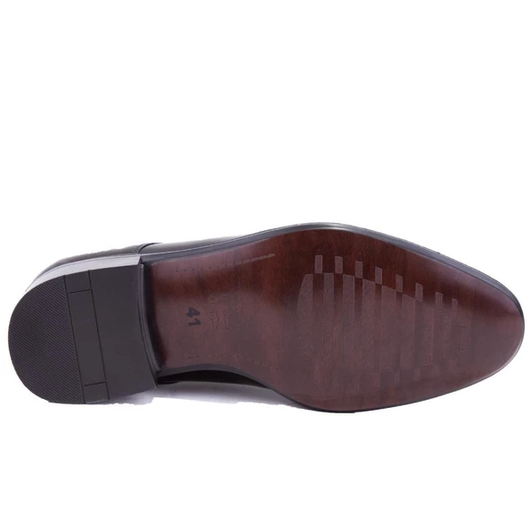 Fermend 849 Siyah Rugan Klasik Deri Erkek Ayakkabı - 4