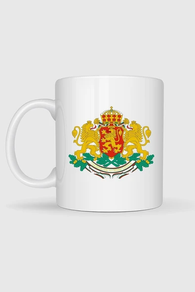 Coat Of Arms Of Bulgaria Kingdom Of Bulgaria Tasarımlı Kupa Bardak - Resim 2