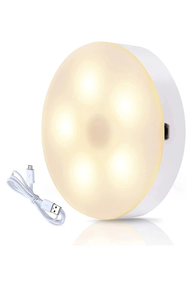 NACTUMU Hareket Sensörlü USB Şarj Edilebilir LED Gece Lambası - 2