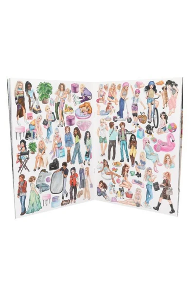 Top Model Kalpli pullu kapak boyama kitabı - 5