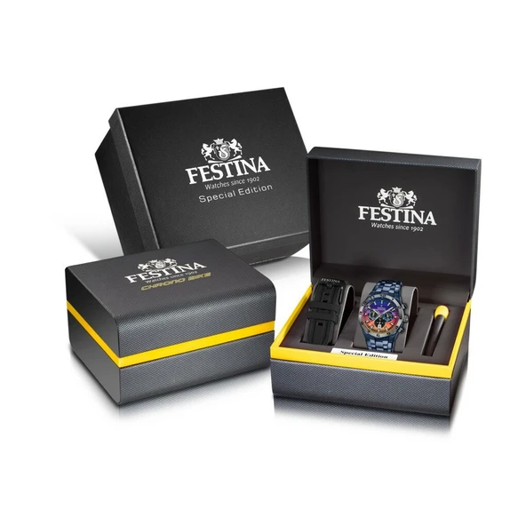 FESTINA F20709/1 CHRONO BIKE MULTICOLOR ERKEK KOL SAATİ ürün görseli