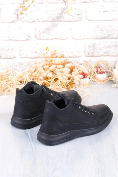 Mehmet Mete 9014 Grezör Rahat Kauçuk Taban Orijinal Hakiki Deri Lastik Bağçıklı Erkek Bot - Resim 5