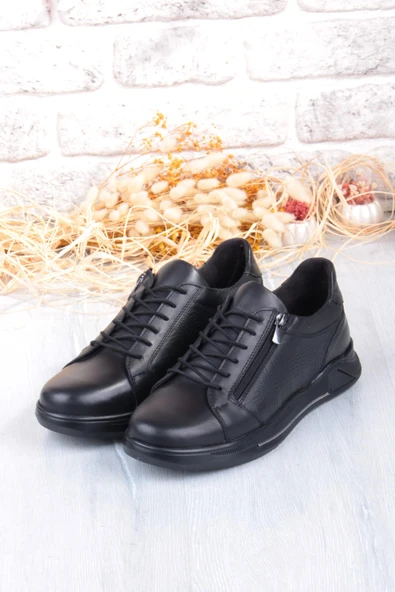 Mehmet Mete 9082 Rahat Kauçuk Taban Orijinal Hakiki Deri Erkek Ayakkabı - Resim 7