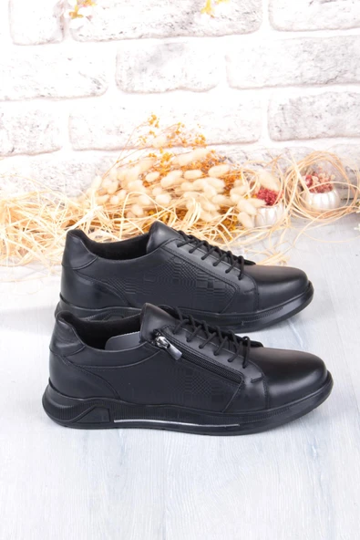 Mehmet Mete 9082 Rahat Kauçuk Taban Orijinal Hakiki Deri Erkek Ayakkabı - Resim 2