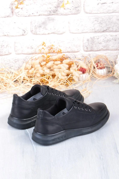 Mehmet Mete 8932 Napa Rahat Kauçuk Taban Orijinal Hakiki Deri Erkek Ayakkabı - Resim 5