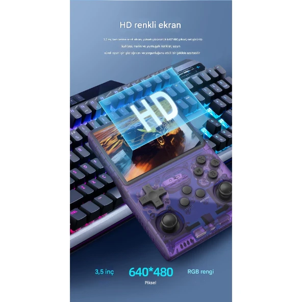 Retro Oyun El Konsolu R40S Pro - Resim 5