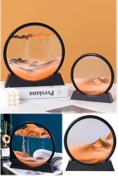 Dekoratif Sulu Kum Saati - Resim 5