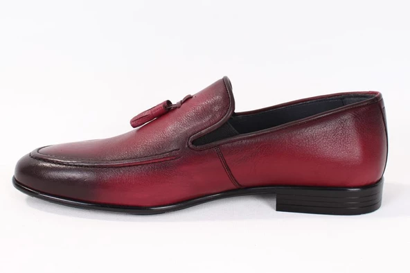 FERMEND 2212 BORDO KLASİK ERKEK DERİ AYAKKABI - 3