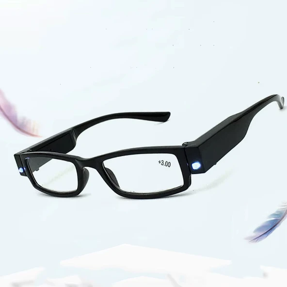 Dinlendirici LED Işıklı Okuma Gözlüğü - Resim 5