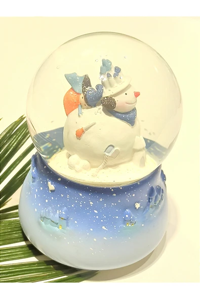 Monalisa Home 15x10 Lüks Renkli Figürlü Gösterişli Kar Küre ürün görseli 1