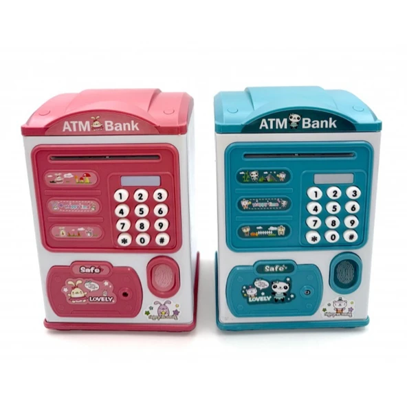 Sevimli Tasarımlı Şifreli ATM Kumbara ürün görseli