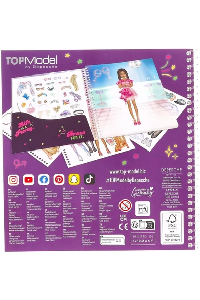 Topmodel Parti Çıkartma Kitabı Prti - 4