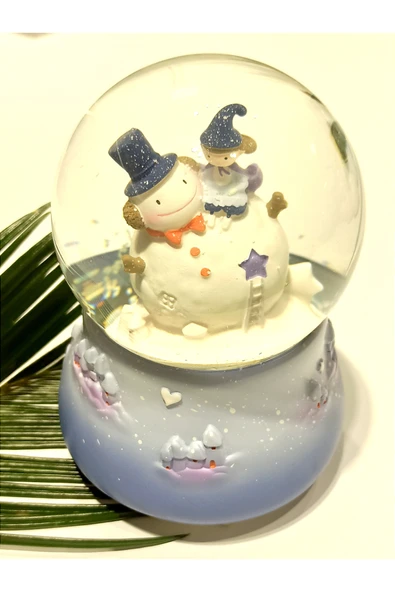 Monalisa Home 15x10 Lüks Renkli Figürlü Gösterişli Kar Küre ürün görseli 1