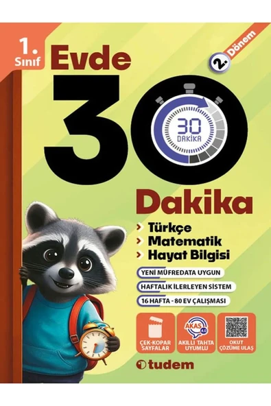 EVDE 30 DAKİKA 1.SINIF 2.DÖNEM  Maarif Modeli Müfredat ürün görseli