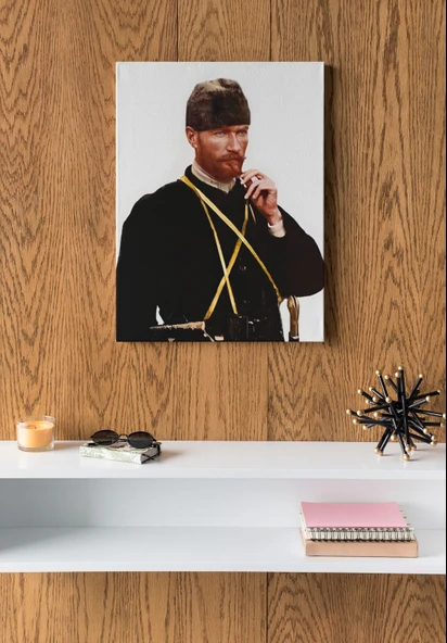 Atatürk Tablosu - Trablusgarp ve Pipo - 2