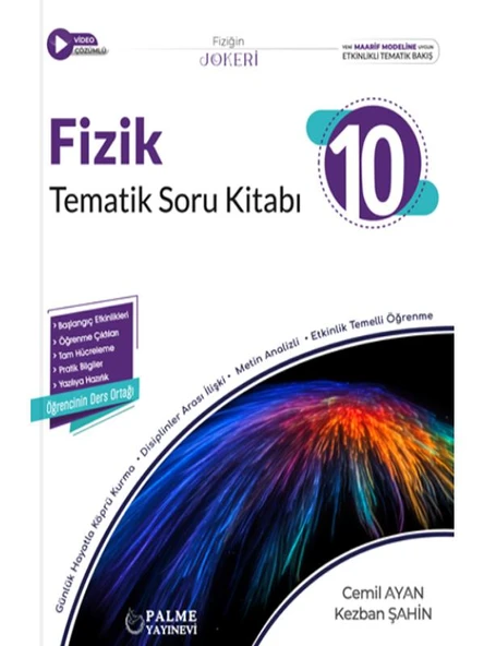 PALME 10.SINIF JOKER FİZİK SORU KİTABI TEMATİK *YENİ* ürün görseli