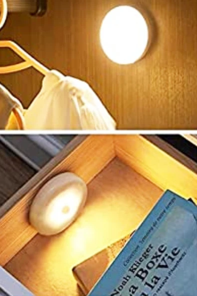 NACTUMU Hareket Sensörlü USB Şarj Edilebilir LED Gece Lambası - 4