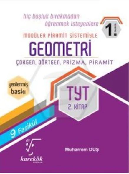TYT AYT Geometri / Komisyon / Karekök Yayıncılık / 9786258419832 ürün görseli