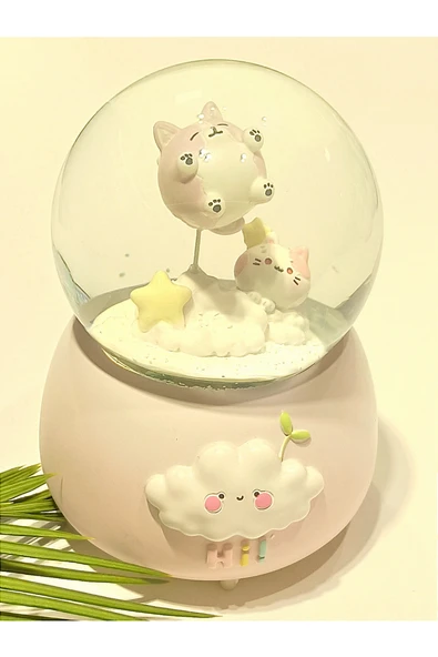 Monalisa Home 15x10 Lüks Renkli Figürlü Gösterişli Kar Küre ürün görseli