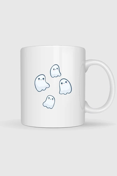 Ghost, Kawaii, Halloween Tasarımlı Kupa Bardak ürün görseli