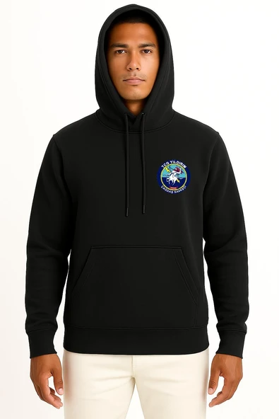 Kapüşonlu Tcg Yıldırım F243 Cep Tasarımlı Unisex Sweatshirt - Resim 11