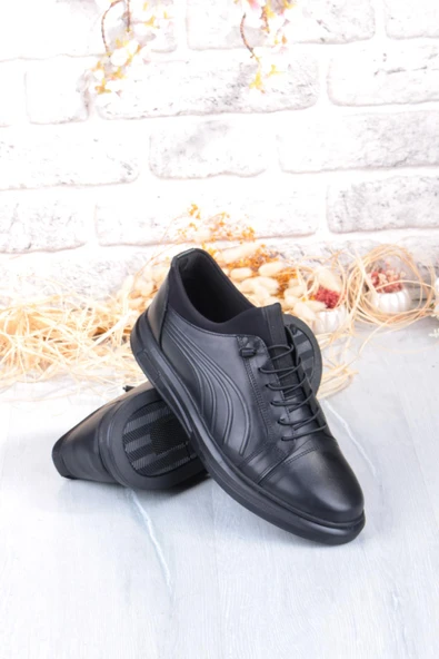 Mehmet Mete 8918 Napa Rahat Kauçuk Taban Orijinal Hakiki Deri Erkek Ayakkabı - Resim 6