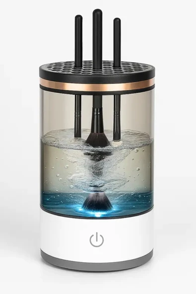 NACTUMU Otomatik USB Şarjlı Kozmetik Makyaj Fırça Temizleyici ürün görseli