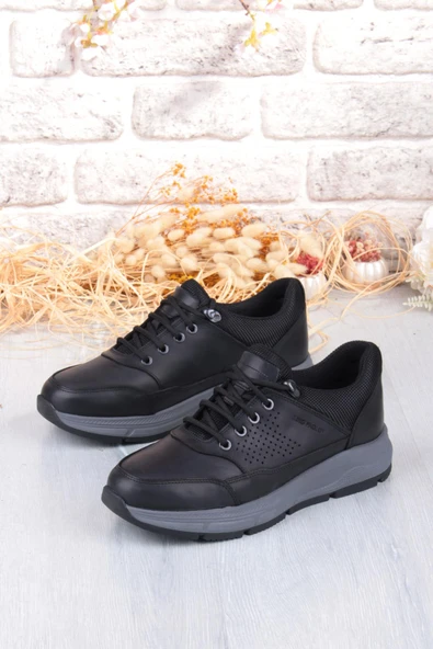 King Paolo I1287 Kruvasan Hafif Rahat Yürüyüş Ayakkabısı Hakiki Deri Erkek Ayakkabı - Resim 5