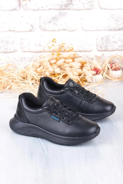 King Paolo I5211 Izabel Comfort Lastik Bağcıklı Hakiki Deri Kadın Ayakkabı ürün görseli