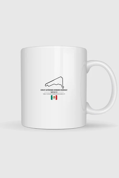 Mexico Grand Prix F1 Tasarımlı Kupa Bardak ürün görseli