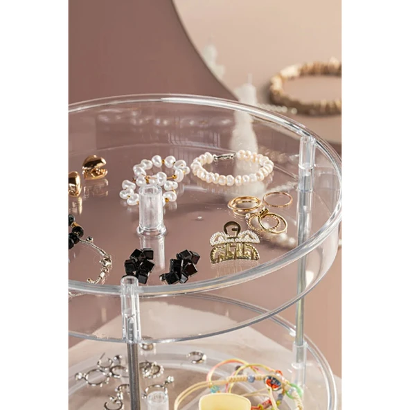 Çok Amaçlı Dönebilen 2 Katlı Organizer - Resim 3