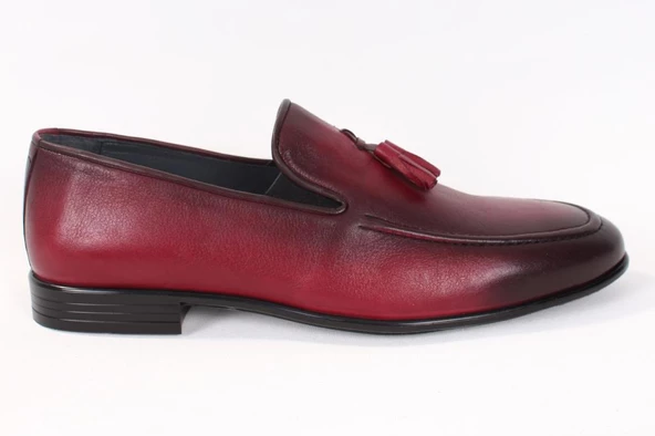 FERMEND 2212 BORDO KLASİK ERKEK DERİ AYAKKABI - 2