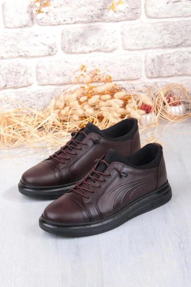 Mehmet Mete 8918 Napa Rahat Kauçuk Taban Orijinal Hakiki Deri Erkek Ayakkabı - Resim 12