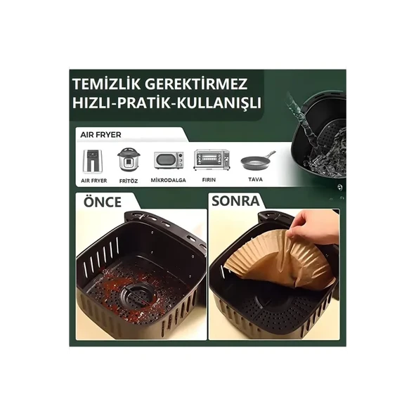 Fritöz Pişirme Kağıdı 50 Adet - 2
