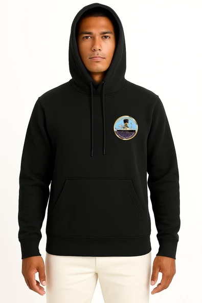 Kapüşonlu Tcg Bandırma F502 Cep Tasarımlı Unisex Sweatshirt - Resim 9