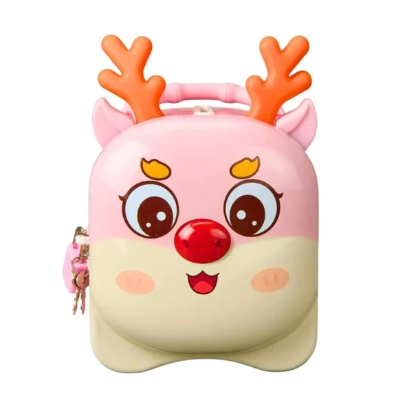 Kilitli Metal  Geyik Kumbara ürün görseli