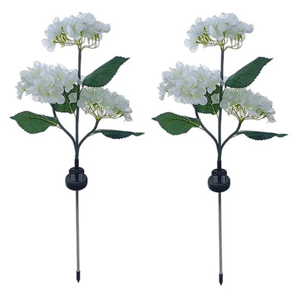 Güneş Enerjili Kazıklı Çiçek LED Lamba - Resim 3