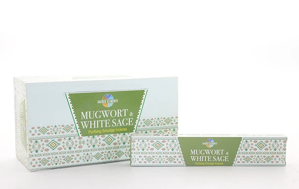 Hem Sacred Elements Mugwort & White Sage Masala Aromalı Çubuk Tütsü ürün görseli