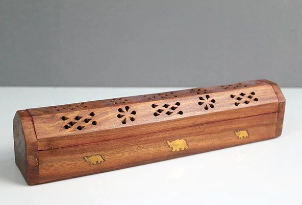 Ahşap Maun Tabut Tütsülük Model 1 ürün görseli