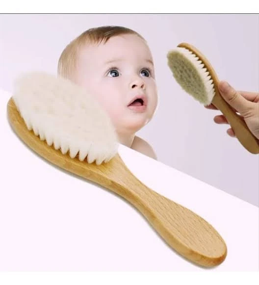 Keçi Kılı Organik Bebek Banyo Tarağı - Resim 3