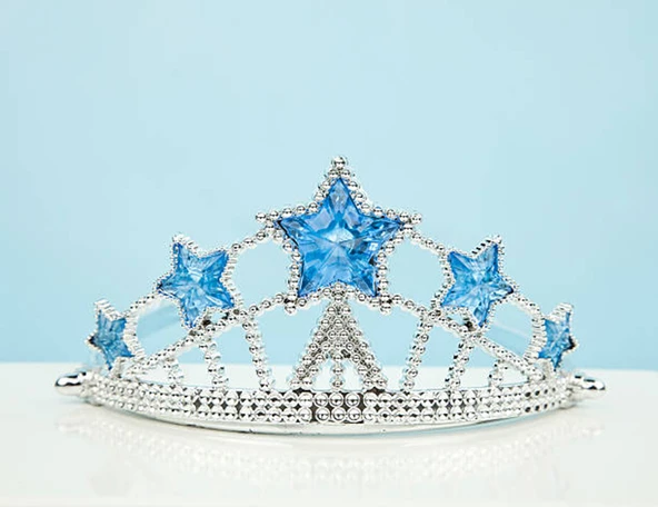 Plastik Kraliçe Prenses Tacı Çocuk Boy ürün görseli