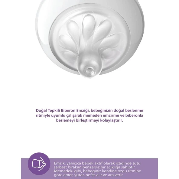 Avent Doğal Tepkili Natural Response PP Biberon 330 ml 3+ Ay - Resim 2