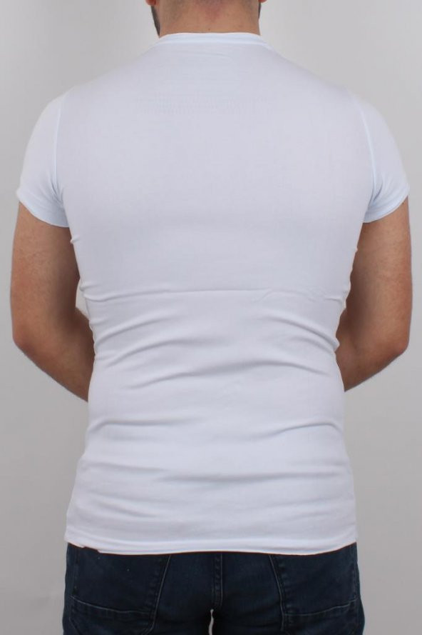 FBI 5122 V YAKA ERKEK T-SHIRT - 3