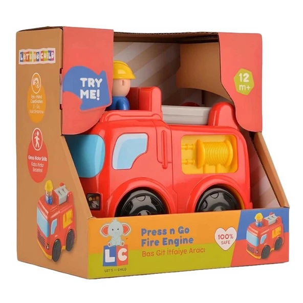 Eğlenceli Bas Git İtfaiye Arabam - Resim 4