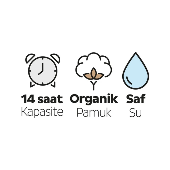 NessiWorld Natural Külot Bez Mega Paket 5 Beden 11-18 Kg 100 Adet - Resim 3