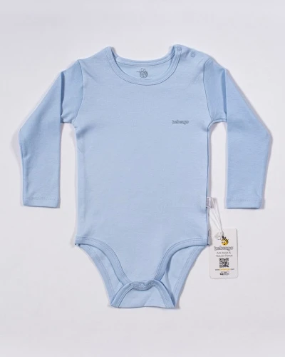Bebengo BU4024 Basic Uzun Kol Yaş Body Mavi ürün görseli