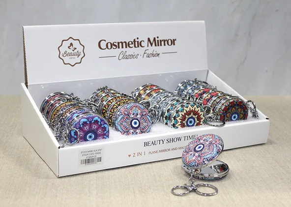 Taşlı El Aynası Anahtarlık Model 2 ürün görseli