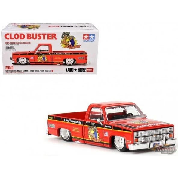 NessiWorld GT 1/64 Chevrolet Silverado TAMIYA x KAIDO HOUSE "Clod Buster" - Resim 5