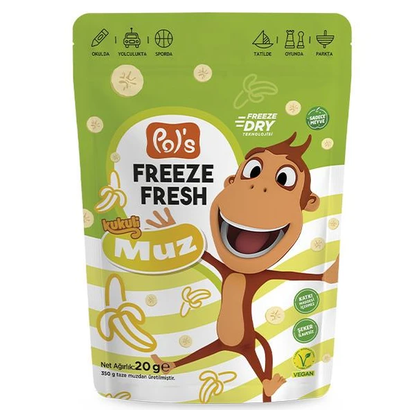 Freeze Fresh Kukuli Muz 20 Gr ürün görseli